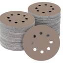 POTUINOM 50PCS 5 inch Silicon Carbide Sanding Discs 2500 Grit, Wet Dry Orbital 5 Sander Hook and Loop Sandpaper Disc Ultra Fine Grit, Best for Metal,Automotive Precision Polishing