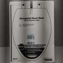 KOHLER 20110-96 Brevia, Slow Close Toilet Seat, Elongated Toilet Seat, Grip-Tight Bumpers Quick-Attach Hardware, Biscuit