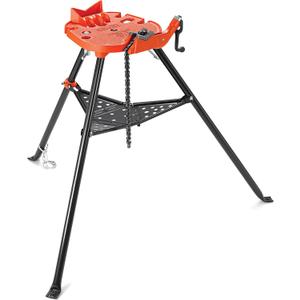 Ridgid 36273 Portable Tristand Chain Vise, Red