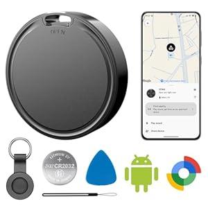 Air Tags for Android, Air Tags-1 Pack Android, Air Tracker Tags with 1 Case, 2 Year Battery Life, Google Find Trackers for Google'S Find Hub App, IP65 Waterproof Luggage Tracker Tags for Keys