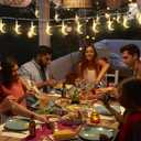 Eid Ramadan String Lights, 40LED Mubarak Lights Moon and Star String Lights Battery Operated Party Festival Fairy Lights for Home Bedroom Wedding Garden Patio Indoor & Outdoor Decorations