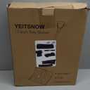 Snow Shovel for Driveway 17-Inch Wide Ergonomic Heavy Duty Snow Removal Winter Tool 57 Long with Bent Handle Aluminum Edge Sharp Blade for Car Garage