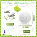 16Pcs Golf Photo Stand Golf Party Decorations Table Number Card Place Holder Sticky Note Holder Hole In One Table Centerpieces Hole In One Birthday Party Supplies