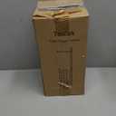 TomCare Toilet Paper Holder Toilet Paper Stand and Dispenser for 3 Spare Rolls Metal Wire Free-Standing Toilet Tissue Paper Roll Storage Shelf Bathroom Accessories Storage Organizer Black