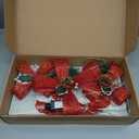 Set of 3 Christmas Lighted Gift Boxes, 60 LED Light Up Present Boxes for Christmas Decorations Indoor Outdoor Yard Xmas Tree Holiday Party Lawn Porch Home Decor (3 Colored PVC)