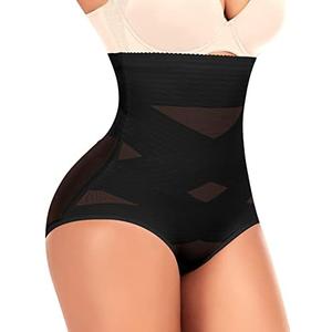 Werena Tummy Control Shapewear Panties for Women High Waist Cincher Shaping Underwear Body Shaper Panty Girdle, Size M