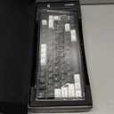 YUNZII AL80 Wireless Mechanical Keyboard,Full Aluminum CNC, Smart LCD Display,Hot Swappable Gasket Mount 75% Layout with Knob,BT/2.4G/USB-C,QMK/VIA Support for Win/Mac (Black, Cocoa Cream V2 Switch)