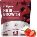 MAYLOR Hair Growth Gummies with Biotin and Collagen - Berry Flavor, Daily Nutritional Supplement - Non-GMO, 60 Gummies (1)