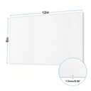 Eszeoee 2 Pack White ABS Plastic Sheet 18" x 24" x 1/8" (3mm Thick), High Tensile and Impact Strength Moldable Plastic Sheet, DIY Material for Home Decor, Handcraft, Project & Structural Crafts
