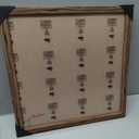 Rustic Walnut 14x14 Frame - Single Frame, 14 x 14 Poster Frame for Artwork, Puzzles, Photos and Movie Posters Picture Frames