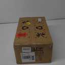 Ohniyou Ceiling Fans with Lights, 42'' Low Profile Ceiling Fan with Light and Remote/APP Control, Modern Flush Mount Ceiling Fan for Indoor Bedroom Kitchen, Dimmable, Qiuet DC Motor, Black