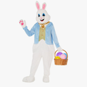 Morph Easter Bunny Costume Adult Deluxe Rabbit Mascot Outfit for Men - Perfect for Easter Costumes and Events