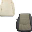 munirater Driver Side Bottom Cloth Seat Cover and Foam Cushion Replacement for 2009-2012 R-a-m 1500 2500 3500 4500 5500 SLT Gray