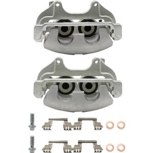 2Pcs Disc Brake Caliper Assembly with Bracket Fits for Dodge Charger 2006-2011, Challenger 2009-2011, Magnum 2005-2008 Chrysler 300 2005-2011, 3.5L 5.7L - Front Driver Passenger,18B5017 18B5016