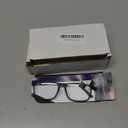 Foster Grant Premium Reading Glasses, Corey gray Rectangle Frame, Clear Lenses +2.50