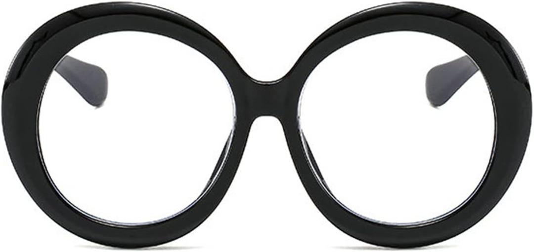 willochra Oversized Spring hinge Readers Blue Light Blocking Computer round Reading Glasses for Women Men