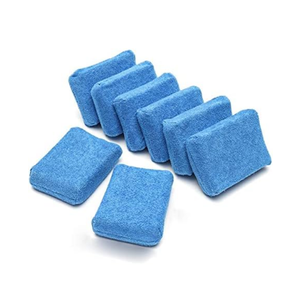 Detailer's Garage MIC_292_08 Premium Grade Microfiber Applicators, Blue (Pack of 8)