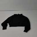 The Children's Place girls Active Long Sleeve Hooded Sweatshirt (Medium, Black)