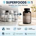 Sea Moss Capsules – Irish Sea Moss with Black Seed Oil, Ashwagandha, Moringa, Ginseng & Ginger for Energy, Vitality & Wellness – Seamoss Nutritional Supplement – Made in USA – 60 Capsules, Best By 11/2028