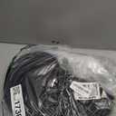 HUANCHAIN 100 FT 16 Gauge Black Indoor Outdoor Extension Cord Waterproof, Flexible Cold Weather 3 Prong Electric Cord Outside, 10A 1250W 125V 16AWG SJTW, ETL Listed