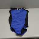 Baleaf Women's Racerback Athletic One Piece Modest Bathing Suit (Medium, Navy Blue/Black)