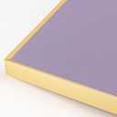 Fabric Bulletin Board 40x30 inches, Golden Aluminum Framed Wall Pin Board