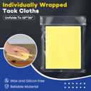 CAREGY 16Pcs Tack Cloth for Removing Dust from Woodworking, Sanding Particles, Clean & Polish, Ideal for Woodworking & Painting,Wax and Silicone Free, 18 x 36 Inches Dust Cloths