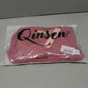 QINSEN Women's Square Neck Bodice Dress Sleeveless Tank Top Stretch Flare Mini Dresses (Pink, XL)