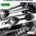 1 PC Front Right Passenger Side CV Axle Shaft Assembly for Mazda 3 2005-2013, for Mazda 3 Sport 2009-2013, for Mazda 5 2006-2010, (Auto Trans, From 01/06/2005), Replace# 66-8173