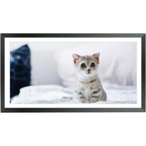 Mxtallup 11x23 Picture Frames Solid wood, Display Pictures 9x21 Inch With Mat or 11x23 Inch Without Mat, Poster Frames 9x21 in Photo Frames Wood Black (T22B1123W921)