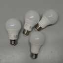 Amazon Basics Smart A19 LED Light Bulb, Color Changing, 9W (60W Equivalent), 800LM, Works with Alexa Only, 2.4 GHz Wi-Fi, No Hub Required, 4 Pack