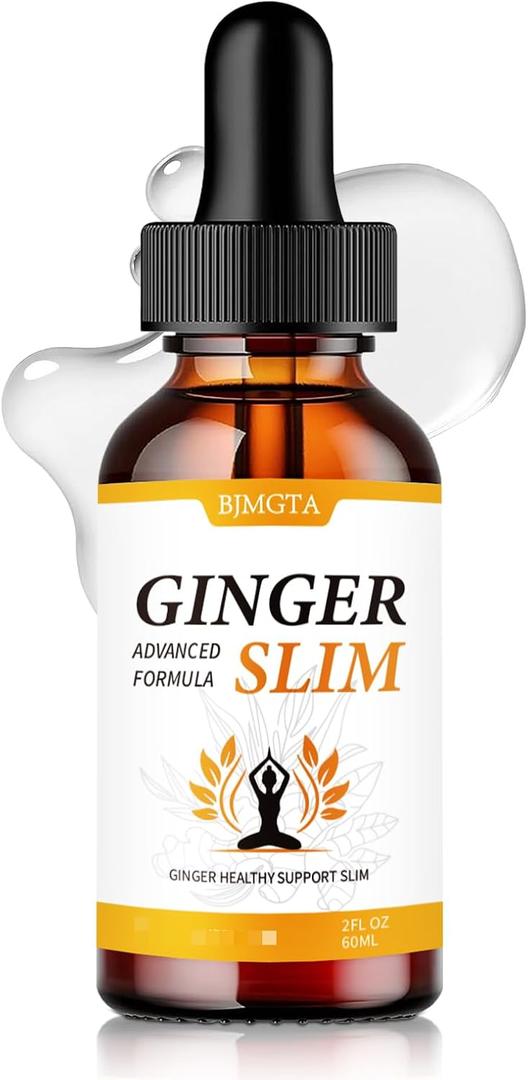 2 x ingerSlim Drops, Official GingerSlim Droppers, All Natural Extract Formula (1PC)