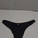 RELLECIGA Women's Black Super Cheeky Brazilian Cut Bikini Bottom Size Small
