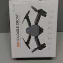 Mini Drone With 4K Cameras,Drones One Key Take Off/Landing, Waypoint Fly,Gesture Selfie,Headless Mode,3 Speeds Modes,2 Batteries,Remote Control Foldable RC Quadcopter Toys Gifts for Boys Girls. (Black)