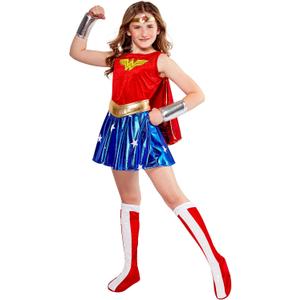 Rubies DC Comics: Wonder Woman Costume for Kids (Medium, As Shown)