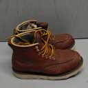 ACDSAF Work Boots for Men - 6 Inch Wedge Soft Toe Mens Work Boots, Waterproof Construction Work Shoes Size 9