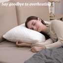 Adjustable Bed Pillows Queen Size Set of 2 - Cooling Bamboo Cover, Custom Loft Pillow for Sleeping - Bedding for Back, Stomach or Side Sleepers