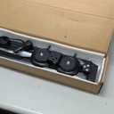 42" Roof Top Strobe Light Bar Amber White Emergency Traffic Advisor Lights, Double Side Warning Safety Flashing w/Magnetic Mount for Construction Vehicles Plow Trucks Pickup, Amber/White