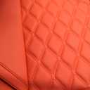 Coverado Front Seat Covers, Waterproof Nappa Leather Stain-Resistant Protectors, Universal Fit for Sedans, SUVs, Trucks, Automotive Car Seat Covers, Waterproof Seat Cushions – Red