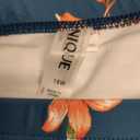 Women Plus Size High Waisted Bikini - Two Piece Swimsuit Tummy Control Bathing Suit Wrap Tie Back 2025 Swimwear (Orange Flowers, 16 Plus)