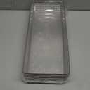 6 Pack Clear Drawer Organizer Trays Plastic Drawer Organizers Set 15 x 6 x 2 Inch Desk Drawer Divider Storage Bins Stackable Drawer Organizer Trays for Dresser Makeup Kitchen Office