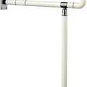 29.5 INCH Grab Bars for Bathroom Toilet Safety Rails for Elderly Pregnant Women Disabled Handicap Bar Medical Flip Up Arm Rails Support Foldable Skid Resistance White