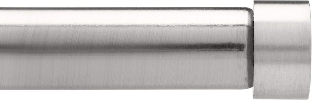Umbra Cappa Adjustable Curtain Rod, Heavy Duty 1-1/4 Inch Diameter, 36 to 72 Inches, Nickel