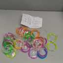 48 Pack LED Light Up Bracelets, Glow in the Dark Party Supplies, 6 Color Glow Bracelets, Rave Party Favors for Kids/Adults Birthday, Concert,Goodie Bag Fillers, New Year
