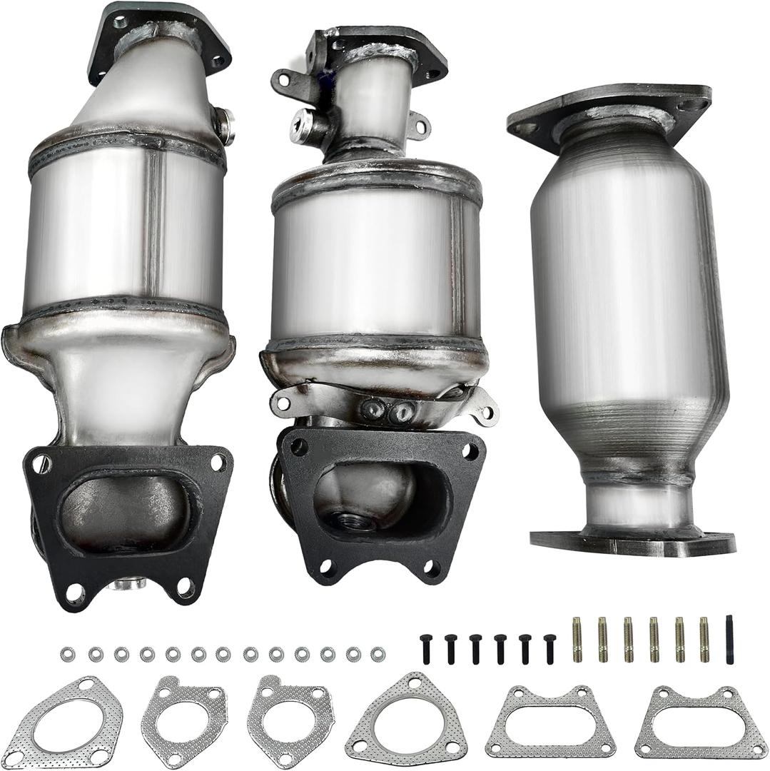 JT Exhaust Catalytic Converter Compatible with Honda Accord 2003-2007 3.0L, 2005-2010 Odyssey EX/LX, 2005-2008 Pilot, 2006-2008 Ridgeline 3.5L (EPA Compliant)