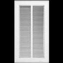 HVAC Premium 10 x 20 Duct Opening Steel Return Air Filter Grille, for 1-inch Filter, Removable Door, Flat Stamped HVAC Vent Cover Grille, Outer Dimensions 12.5 x 22.5