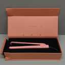 PYT 1.25 Professional Ceramic Hair Straightener  Negative Ion Flat Iron for Frizz-Free Shine, Adjustable Temperature, Dual Voltage, Lightweight Design, Straightens and Curls (Bubble Gum Yum)