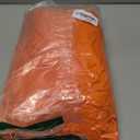 8x10FT Orange Backdrop Curtains for Wedding Parties, Wrinkle Free Polyester Photography Backdrop Drapes for Wedding Baby Shower Birthday Parties Stage Background Stand Decorations 4x10ft,2 Panels