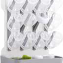 Hranio Baby Bottle Drying Rack Baby Bottle Organizer Drying Rack Space Saving Foldable Dish Can Dry Up to 12 Bottles Large Vertical for Infant Accessories & Pump Parts (Gray)