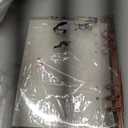 Clear A5 Refillable Notebook Binder with 90 Sheets Lined Paper Rose Gold 6-Ring Soft Transparent PVC Binder Cover Protector Shell Loose Leaf Journal Folders with PU Leather Lock Catch Closure